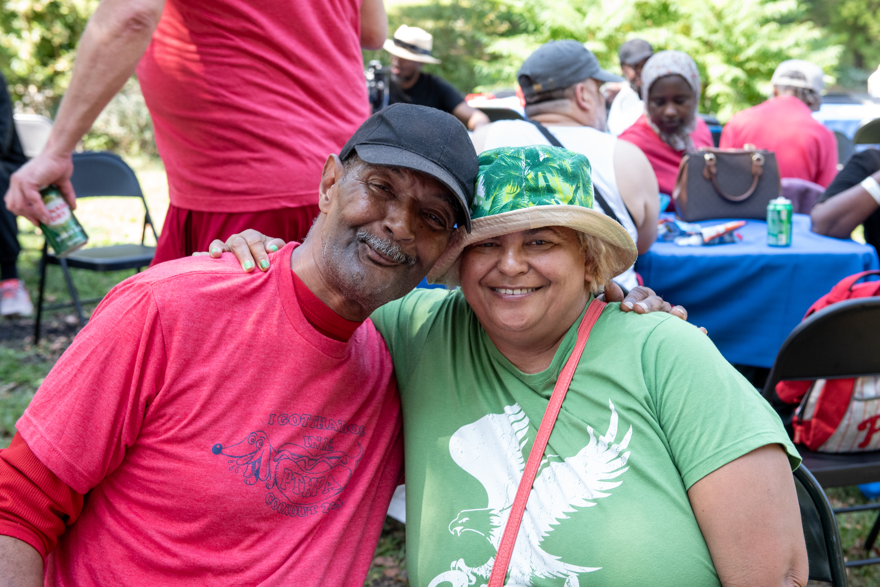 two participants at our annuak cookout