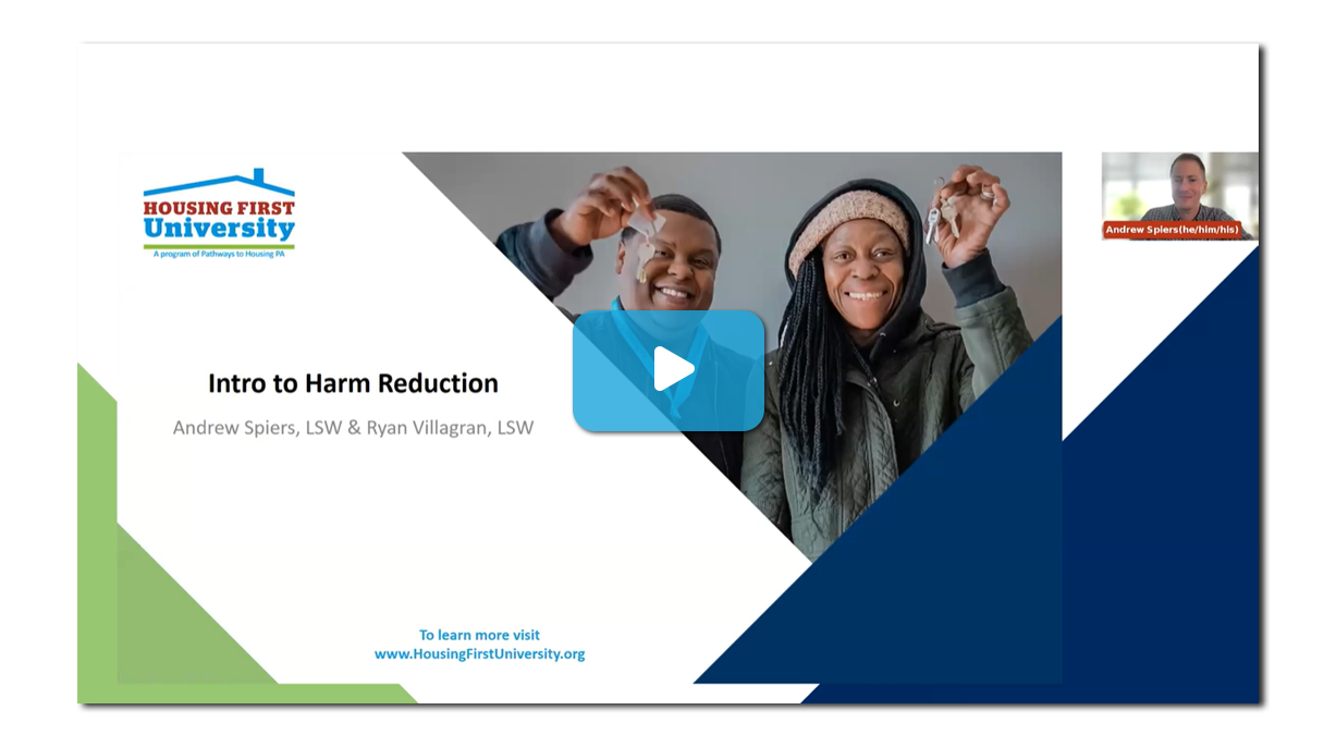 Harm Reduction Webinar