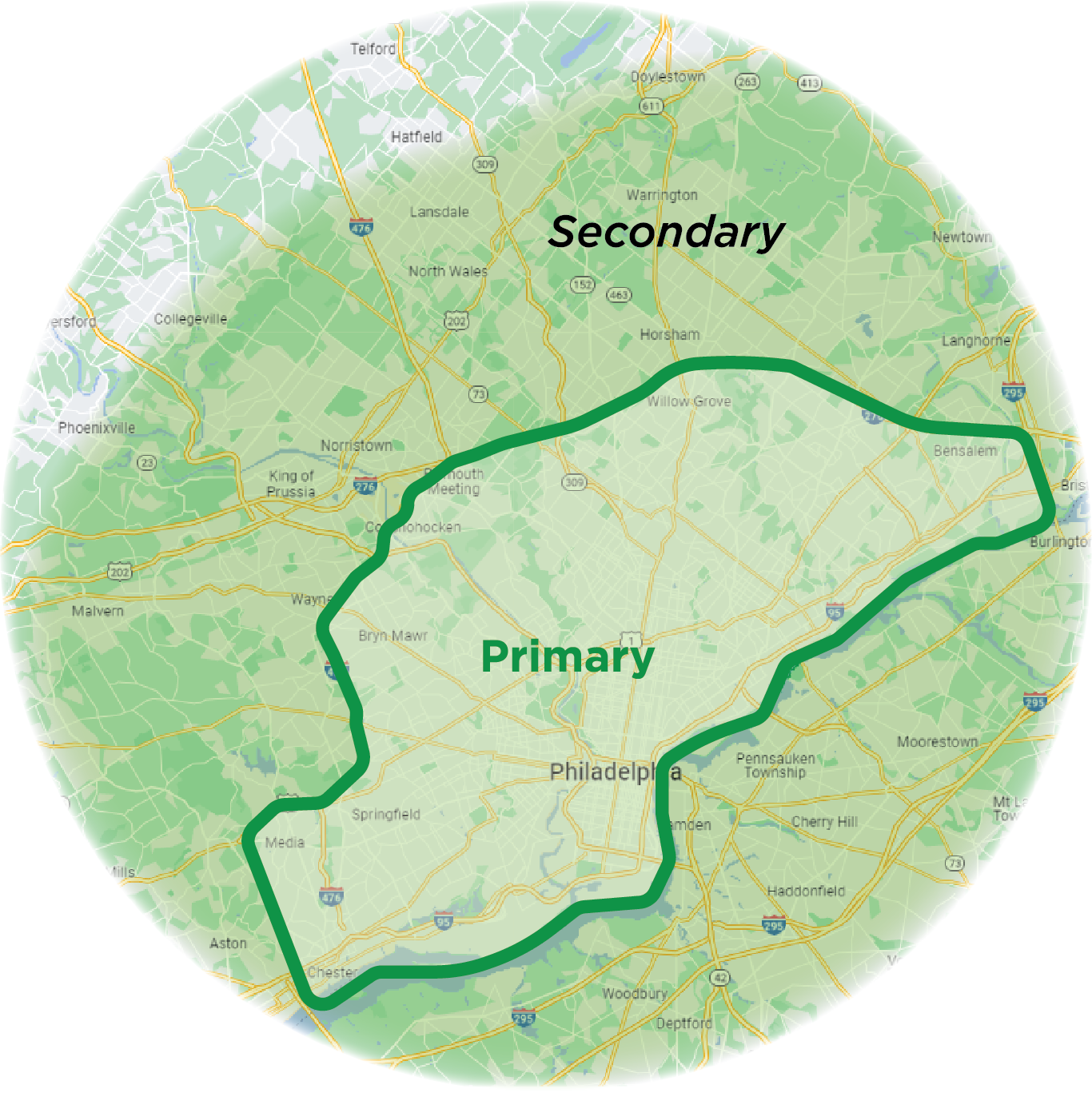 map of good haul's service areas