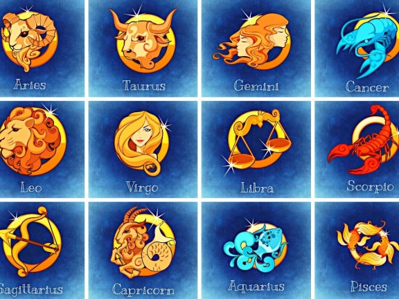 drawings of the 12 zodiac signs