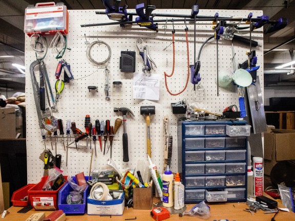 Philadelphia Furniture Bank repair area