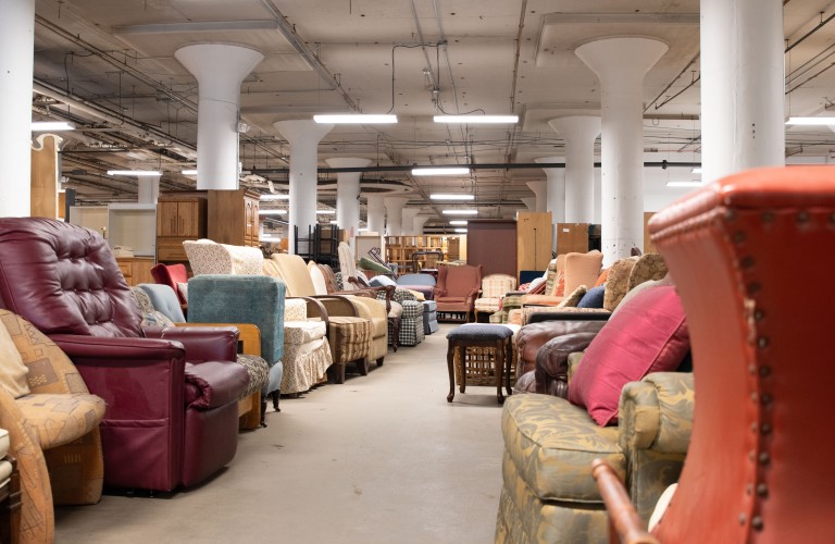 inside the philadelphia furniture bank