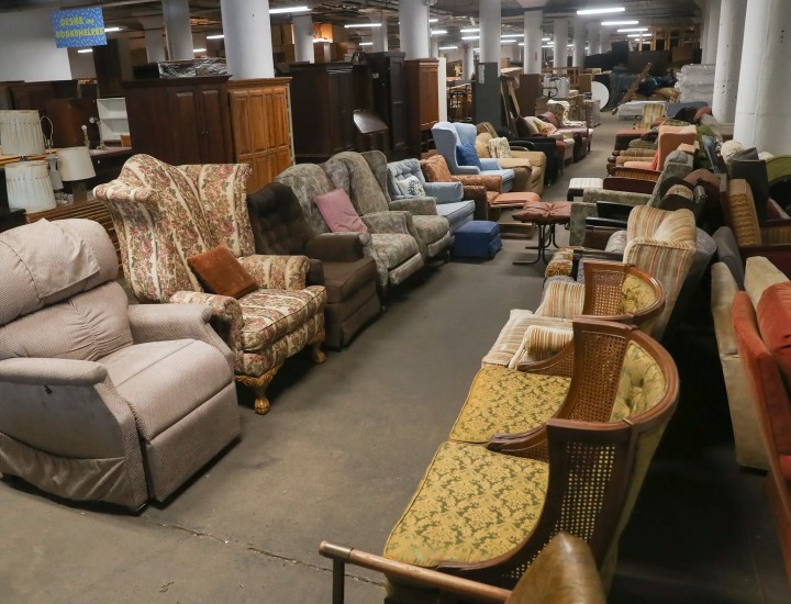 photo of chairs at the philadelphia furniture bank