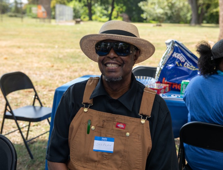 participant smiling 